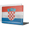 Croatia Flag Distressed MacBook Cases