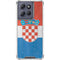 Croatia Flag Distressed Moto G 5G (2025) Clear Case