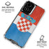 Croatia Flag Distressed Moto G Power 5G (2024) Clear Case