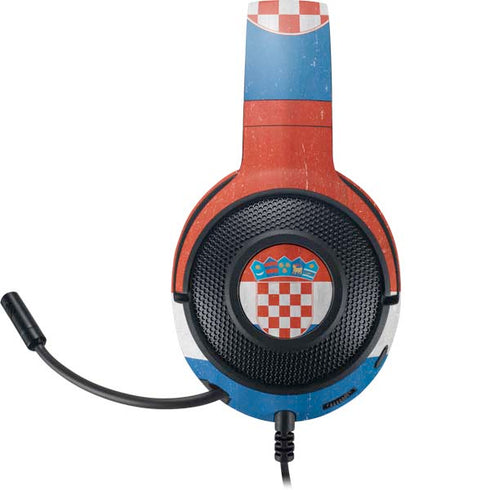 Croatia Flag Distressed Razer Kraken X Skin