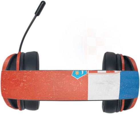 Croatia Flag Distressed Razer Kraken X Skin
