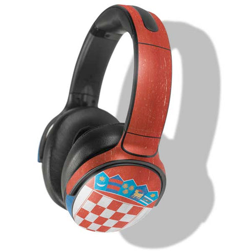 Croatia Flag Distressed Skullcandy Venue Skin