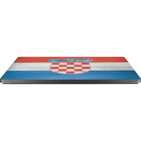 Croatia Flag Distressed Surface Laptop 7 15in Skin