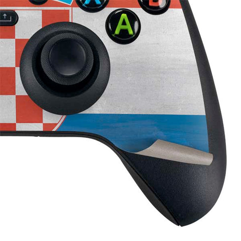 Croatia Flag Distressed XBox Series X Digital Edition Bundle Skin