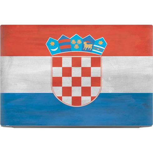Croatia Flag Distressed Dell XPS Skin