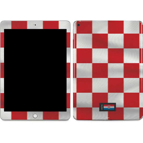 Croatia Soccer Flag Apple iPad Skin