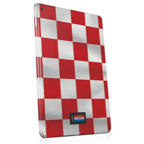 Croatia Soccer Flag Apple iPad Skin