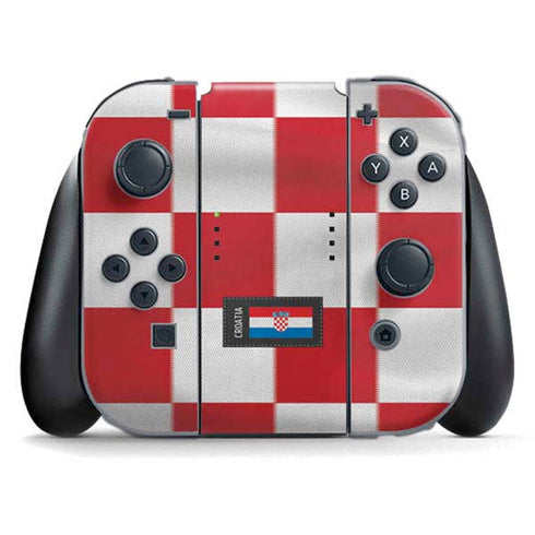 Croatia Soccer Flag Nintendo Switch (2017-2021) Joy-Con Controller Skin