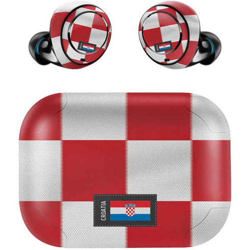 Croatia Soccer Flag Amazon Echo Buds Skin