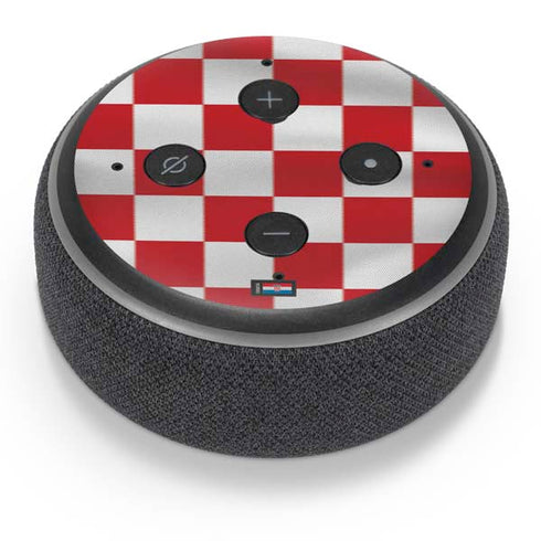 Croatia Soccer Flag Amazon Echo Dot Skin