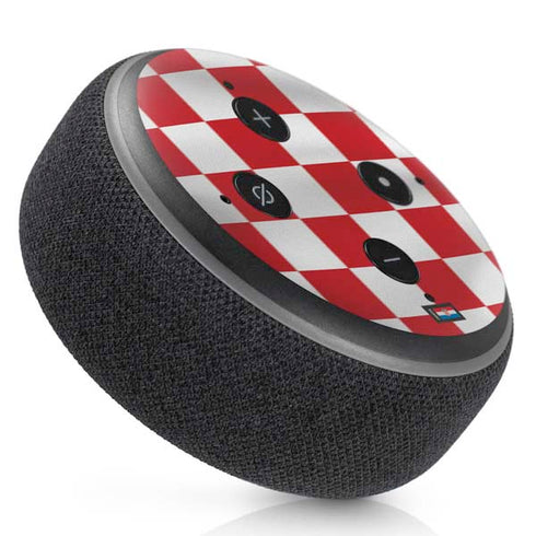 Croatia Soccer Flag Amazon Echo Dot Skin
