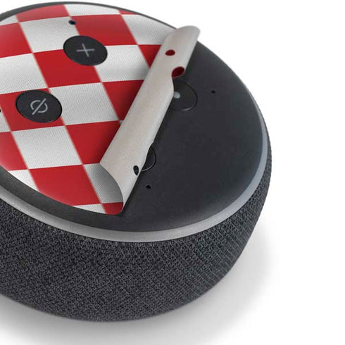 Croatia Soccer Flag Amazon Echo Dot Skin