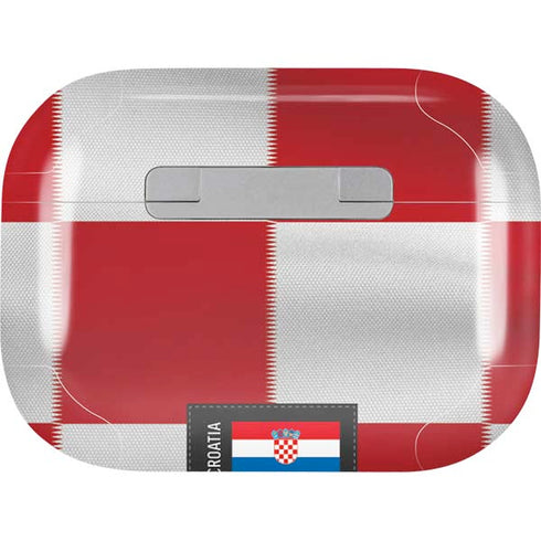 Croatia Soccer Flag AirPods Skins