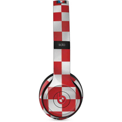 Croatia Soccer Flag Beats Solo 2 Wireless Skin