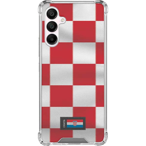 Croatia Soccer Flag Galaxy A16 5G Clear Case