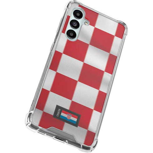 Croatia Soccer Flag Galaxy A16 5G Clear Case