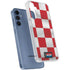 Croatia Soccer Flag Galaxy A35 5G Clear Case