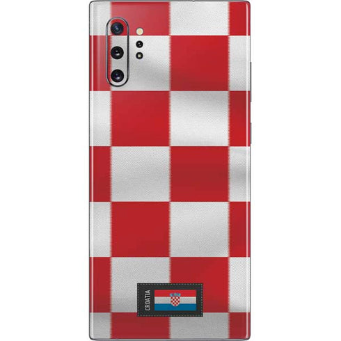 Croatia Soccer Flag Galaxy Note 10 Plus Skin
