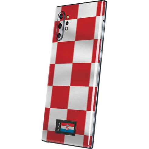 Croatia Soccer Flag Galaxy Note 10 Plus Skin
