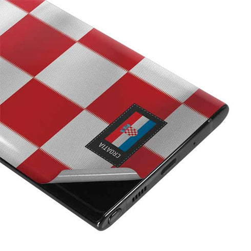 Croatia Soccer Flag Galaxy Note 10 Plus Skin
