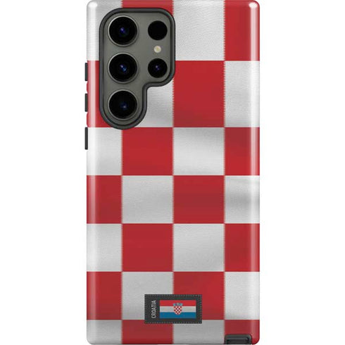 Croatia Soccer Flag Galaxy S23 Ultra Pro Case