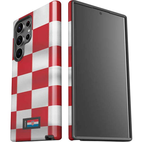 Croatia Soccer Flag Galaxy S23 Ultra Pro Case