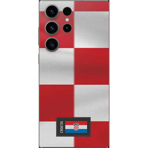 Croatia Soccer Flag Galaxy S24 Ultra Skin