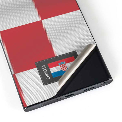Croatia Soccer Flag Galaxy S24 Ultra Skin
