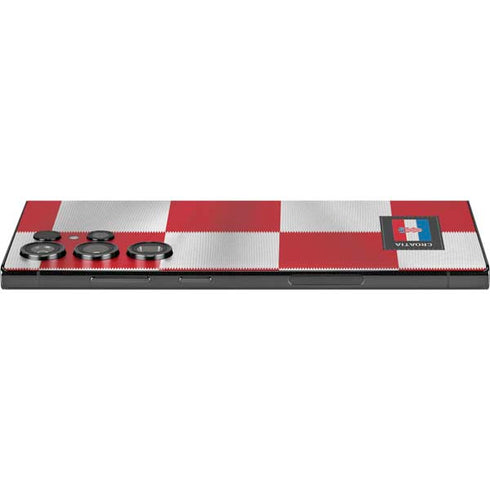 Croatia Soccer Flag Galaxy S25 Ultra Skin