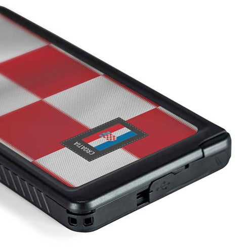 Croatia Soccer Flag Galaxy S24 Ultra Waterproof Case