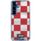 Croatia Soccer Flag Galaxy S25 FE Clear Case