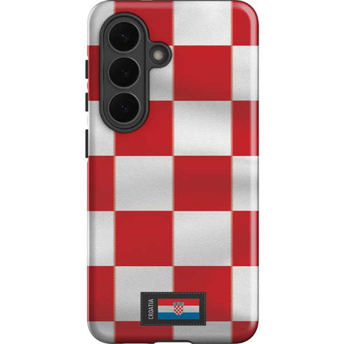 Croatia Soccer Flag Galaxy S26 Impact Case