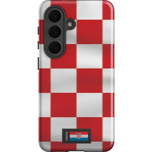 Croatia Soccer Flag Galaxy S26 Plus Impact Case