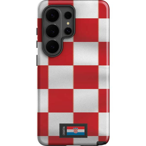 Croatia Soccer Flag Galaxy S26 Ultra Impact Case