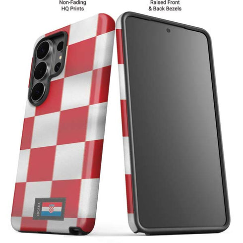 Croatia Soccer Flag Galaxy S26 Ultra Impact Case
