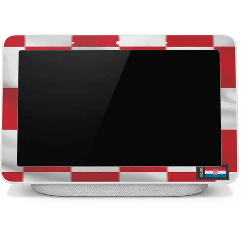 Croatia Soccer Flag Google Home Hub Skin