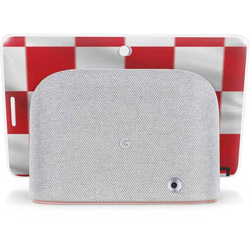 Croatia Soccer Flag Google Home Hub Skin