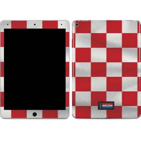 Croatia Soccer Flag iPad Skins