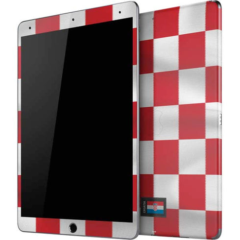 Croatia Soccer Flag iPad Skins