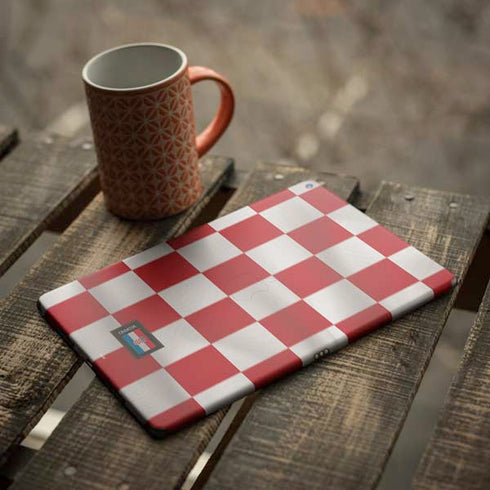 Croatia Soccer Flag iPad Skins