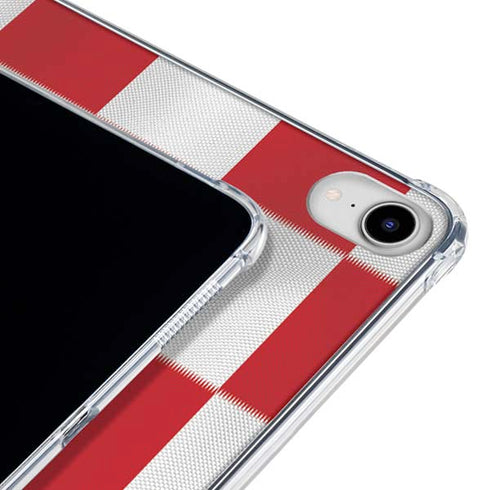 Croatia Soccer Flag iPad 11th Gen (2025) Clear Case