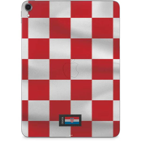 Croatia Soccer Flag Apple iPad Pro Skin