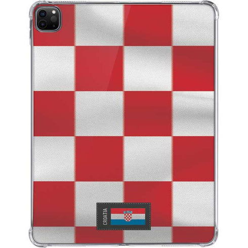 Croatia Soccer Flag iPad Pro 11in (2024) Clear Case