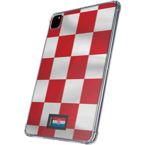 Croatia Soccer Flag iPad Pro 11in (2024) Clear Case