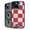 Croatia Soccer Flag iPhone 14 Kickstand Case