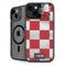 Croatia Soccer Flag iPhone 15 Plus Kickstand Case