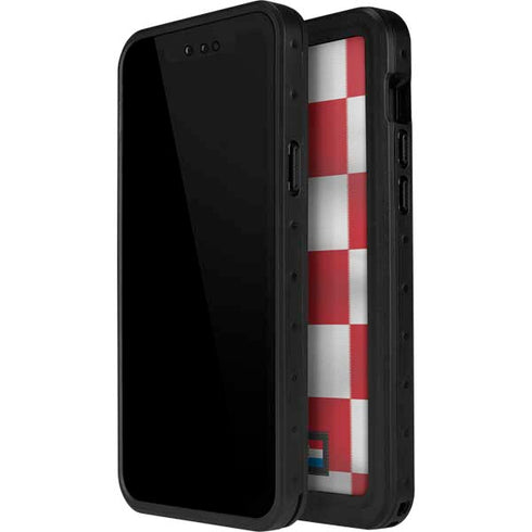Croatia Soccer Flag iPhone 15 Pro Waterproof Case