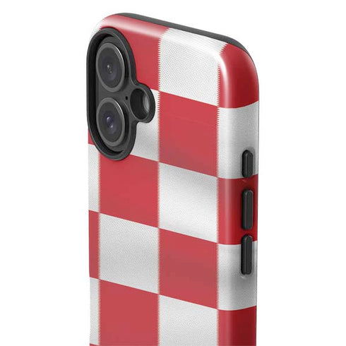 Croatia Soccer Flag iPhone 16 Impact Case