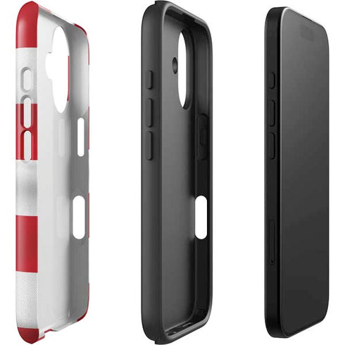 Croatia Soccer Flag iPhone 16 Plus Impact Case