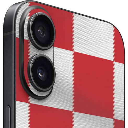 Croatia Soccer Flag iPhone 16 Plus Skin